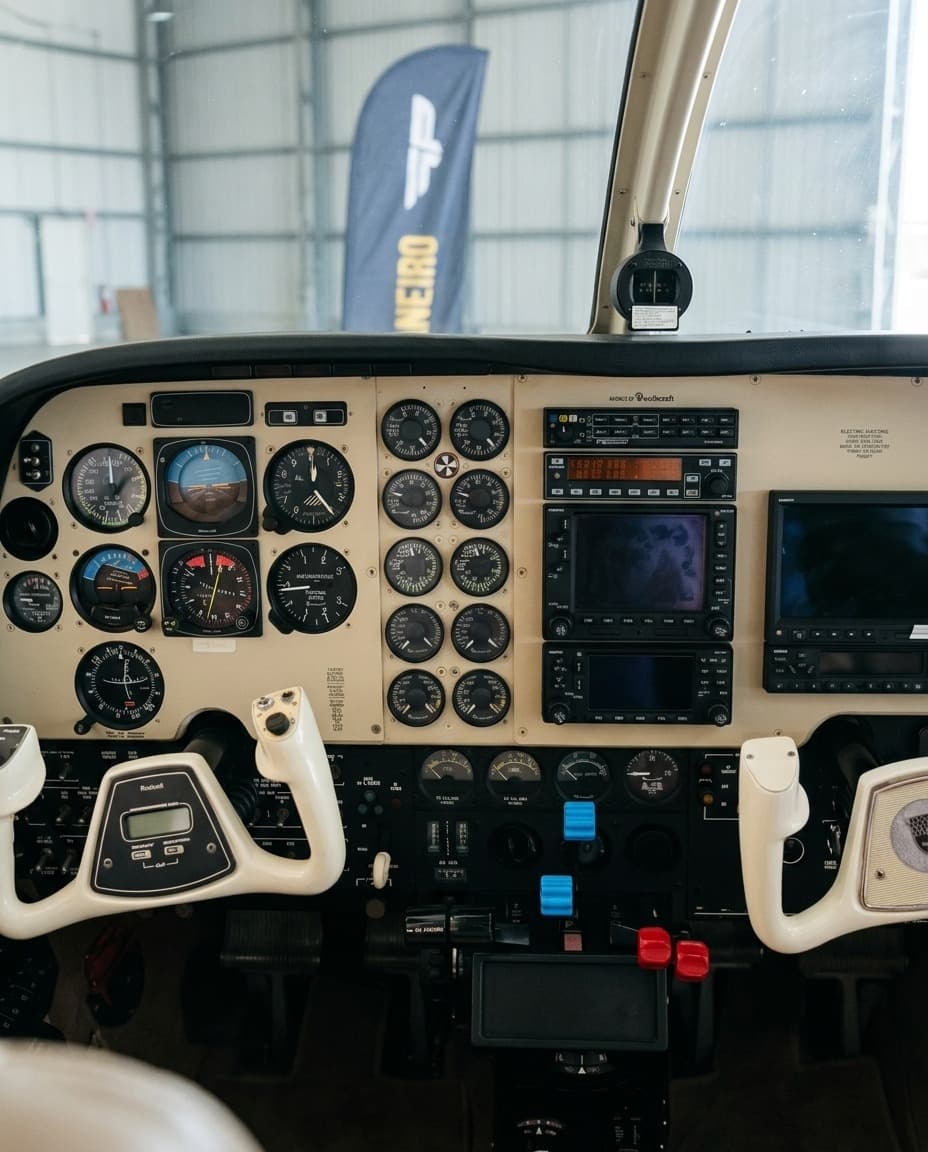 Painel Beechcraft Baron 58