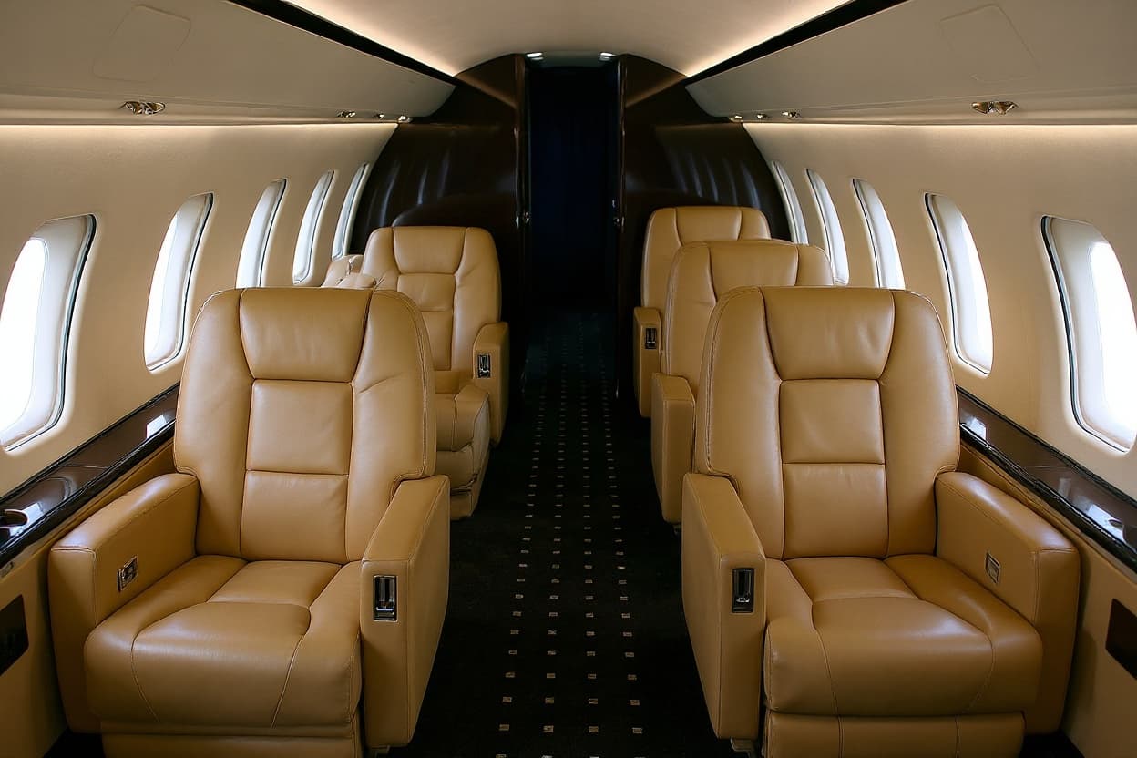 Cabina Bombardier Challenger 605