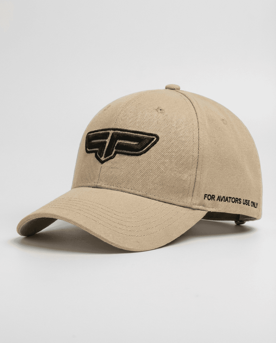 FLAP Signature cap in beige: premium finishing