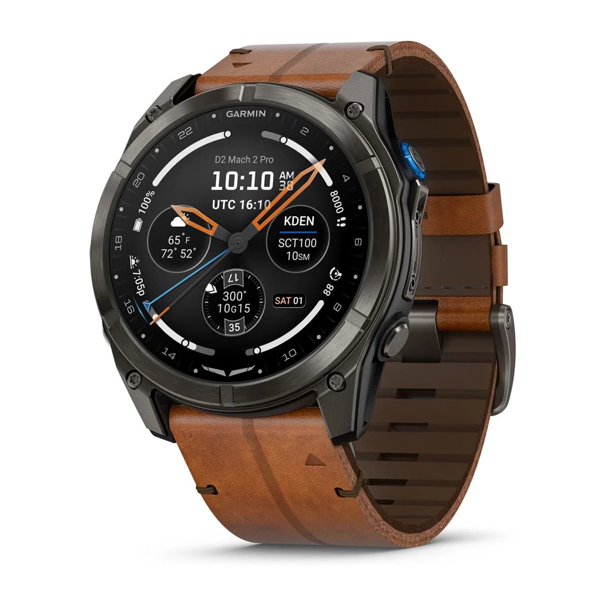 Garmin D2 Mach 2 Pro Titanium Aviator Smartwatch