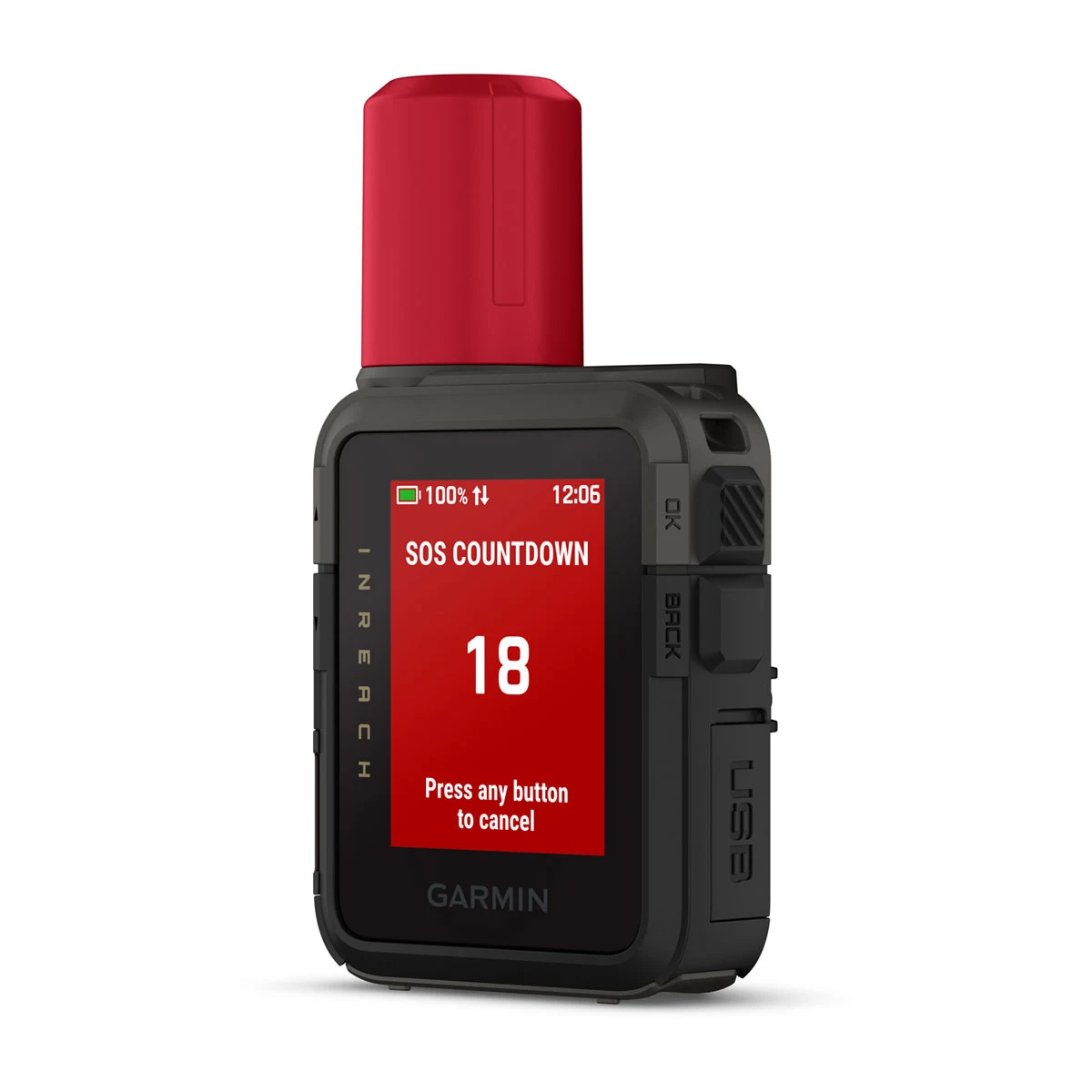 Garmin inReach Mini 3 Plus: tela mensagens e voz