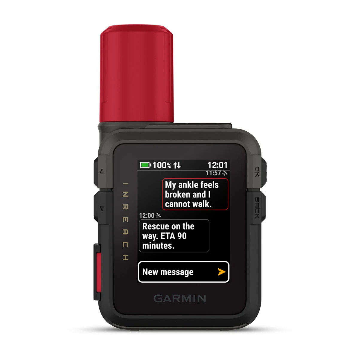 Garmin inReach Mini 3 Plus: fotos via satélite