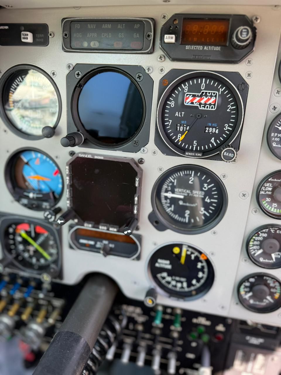 Painel Beechcraft Baron B58