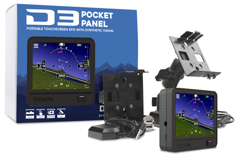 Dynon D3 — kit completo de instalação